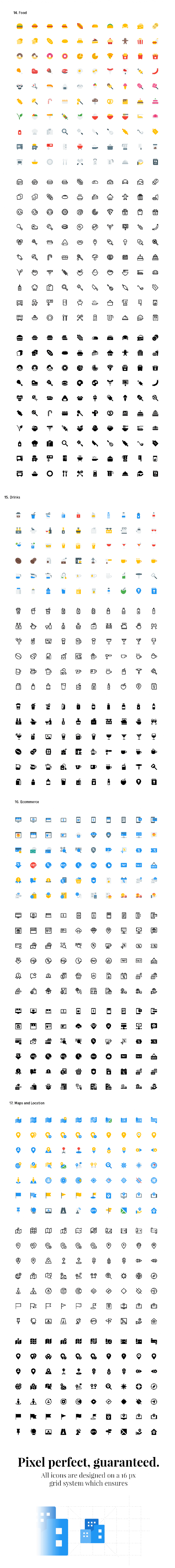 6,500 Unique Icons from Pixelicons