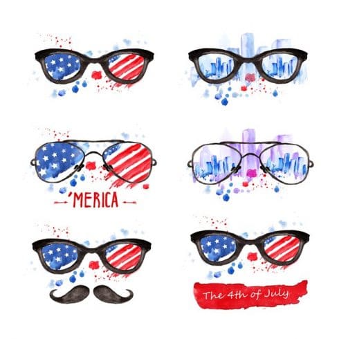 4th of July Icons Free
