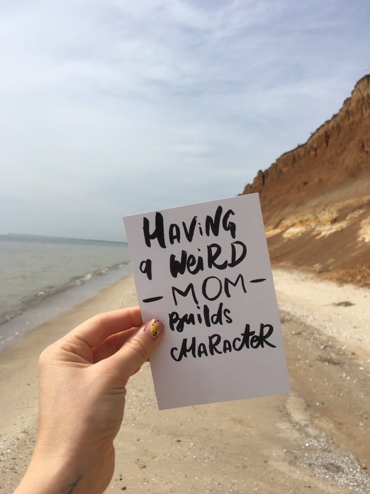 Mother Day Card - Weird Mom