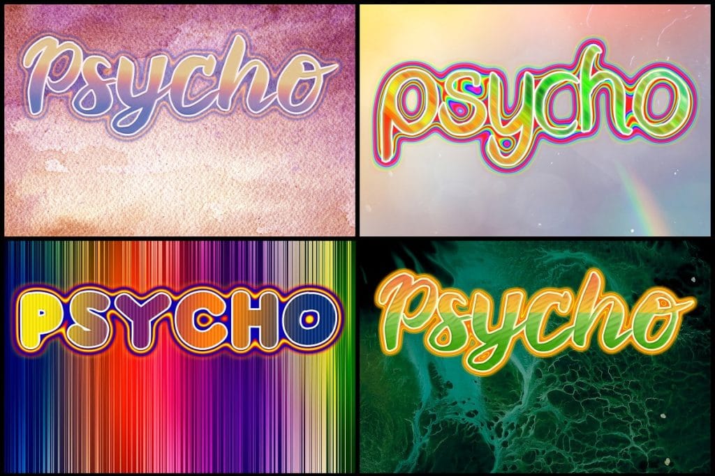 PSD Text Effects - 105 Pro Phtoshop Effects for Texts PSD Text Effects - 105 Pro Phtoshop Effects for Texts - befunky collage 12