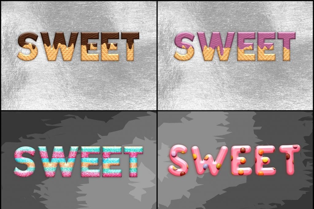 PSD Text Effects - 105 Pro Phtoshop Effects for Texts PSD Text Effects - 105 Pro Phtoshop Effects for Texts - befunky collage 2