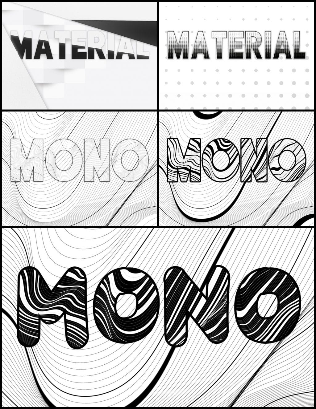 PSD Text Effects - 105 Pro Phtoshop Effects for Texts PSD Text Effects - 105 Pro Phtoshop Effects for Texts - befunky collage 21 1 1