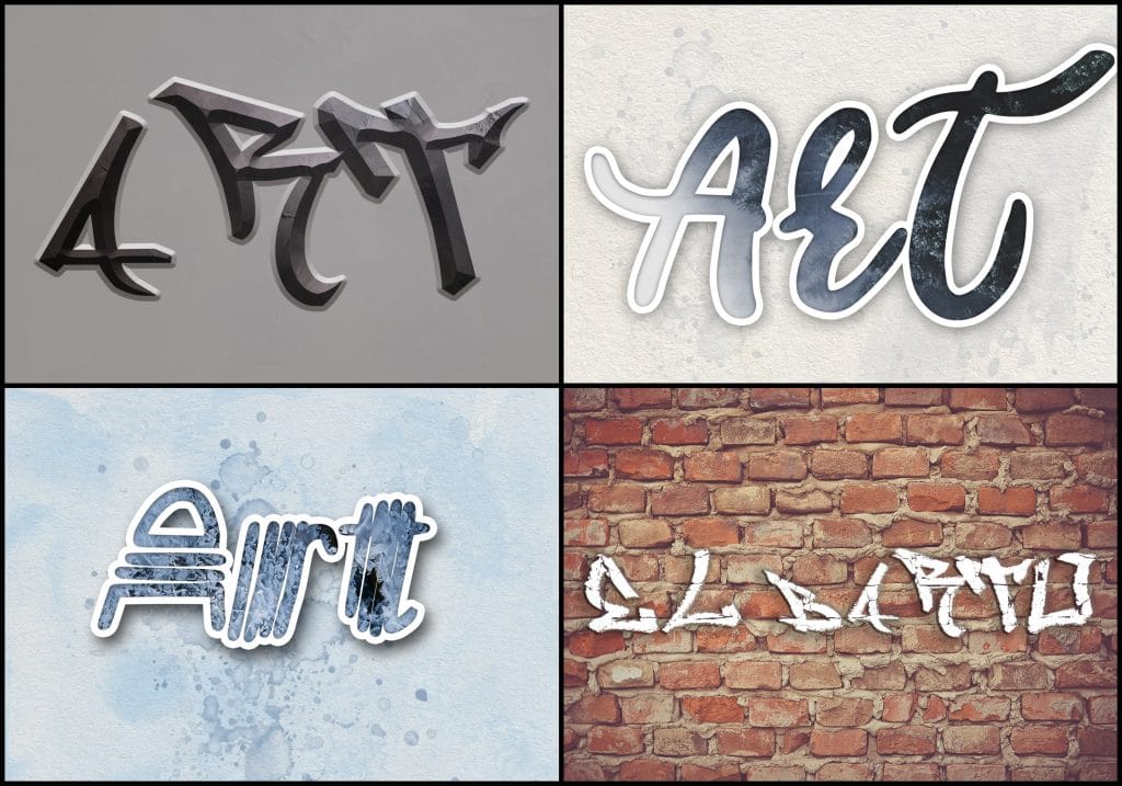 PSD Text Effects - 105 Pro Phtoshop Effects for Texts PSD Text Effects - 105 Pro Phtoshop Effects for Texts - befunky collage 22