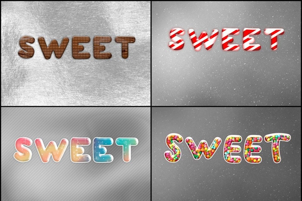 PSD Text Effects - 105 Pro Phtoshop Effects for Texts PSD Text Effects - 105 Pro Phtoshop Effects for Texts - befunky collage 3