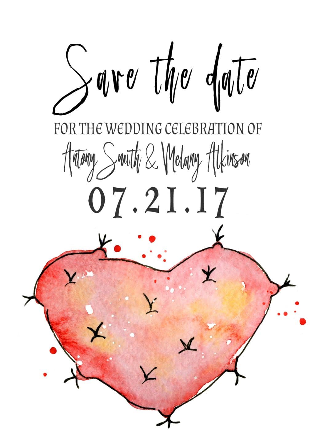 Save the Date Wedding Templates