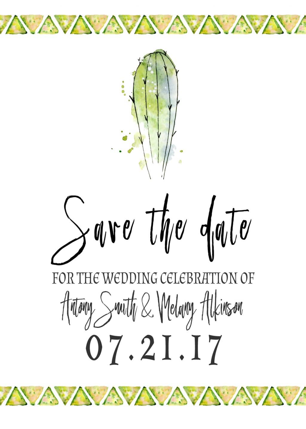 Save the Date Wedding Templates