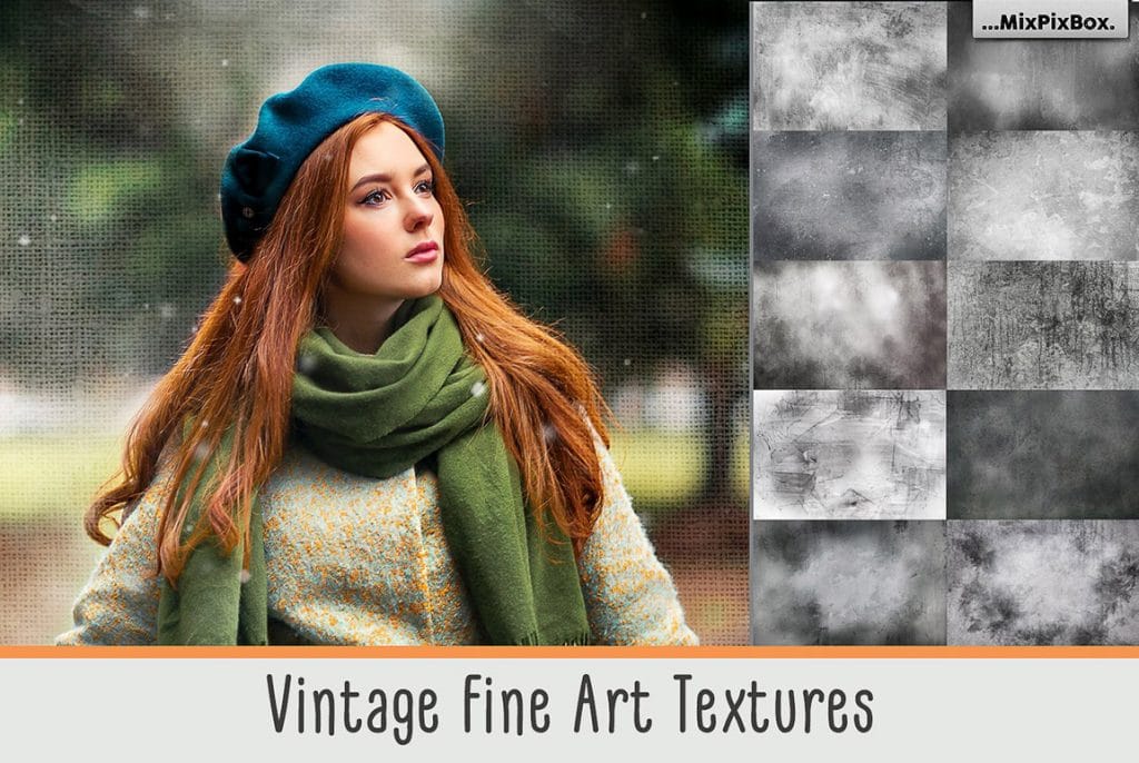 27 vintage fine art textures