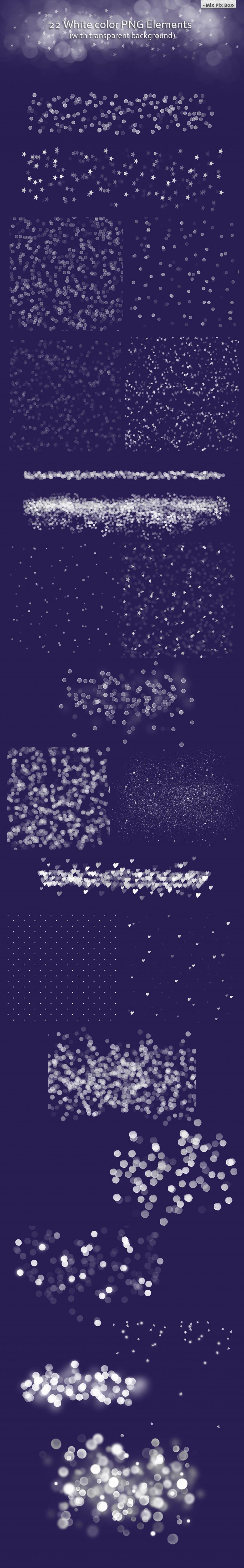 Lights & Stars Clipart + Backgrounds