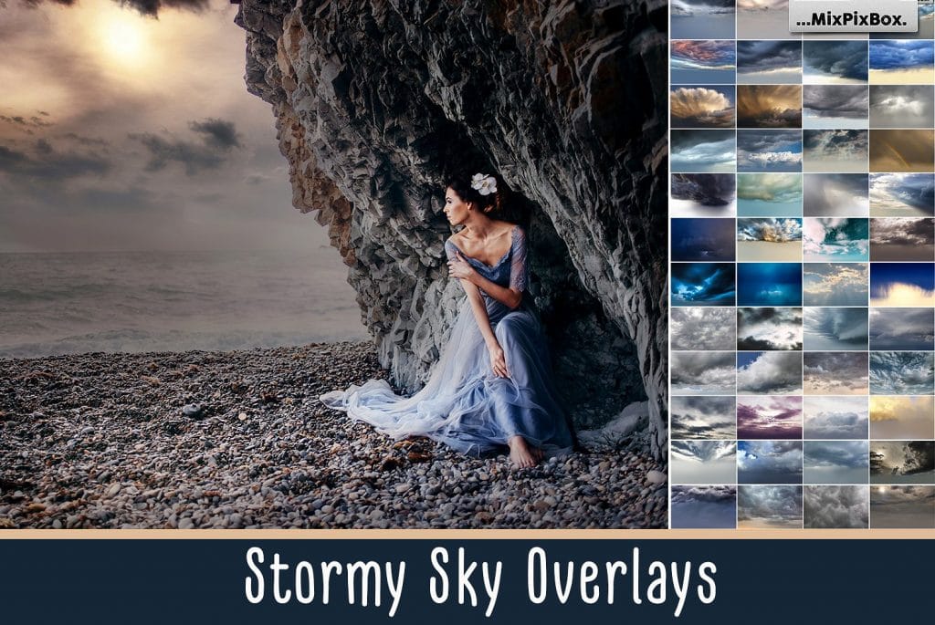 60 Stormy Sky Photoshop Add-on