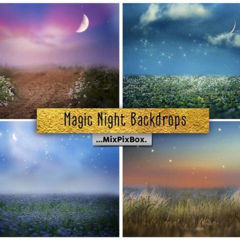 Magic Night Backdrop main cover.