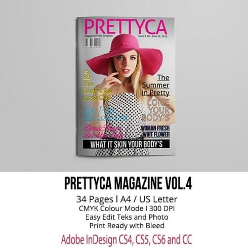 Prettyca Magazine Vol.2 A4/US Letter - $5