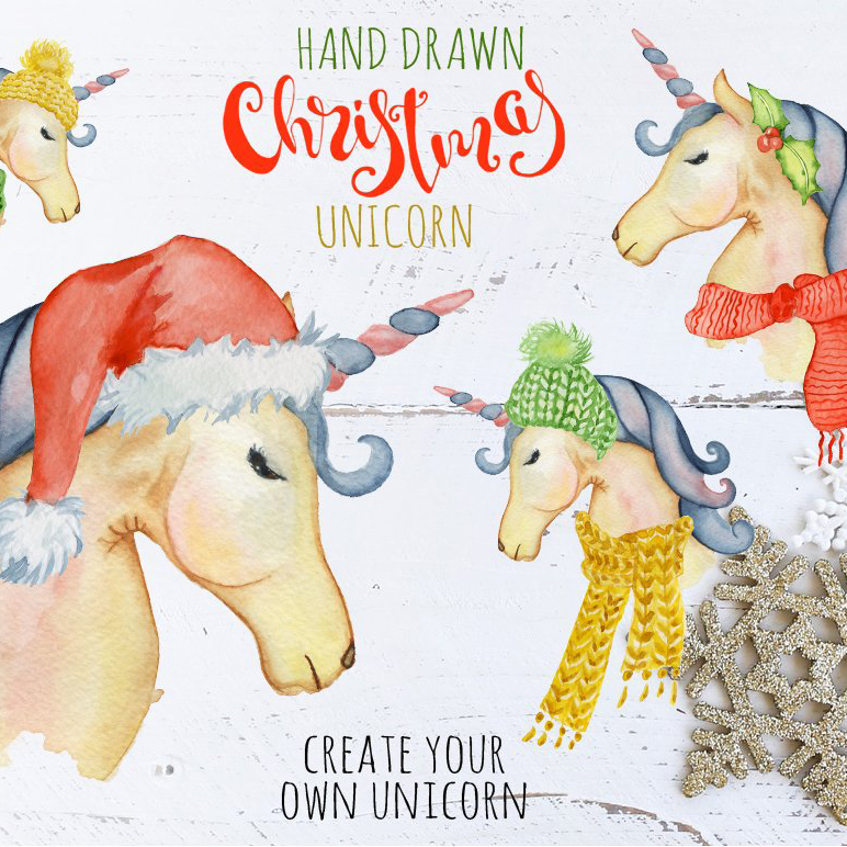 Christmas Unicorn Creator cover image.