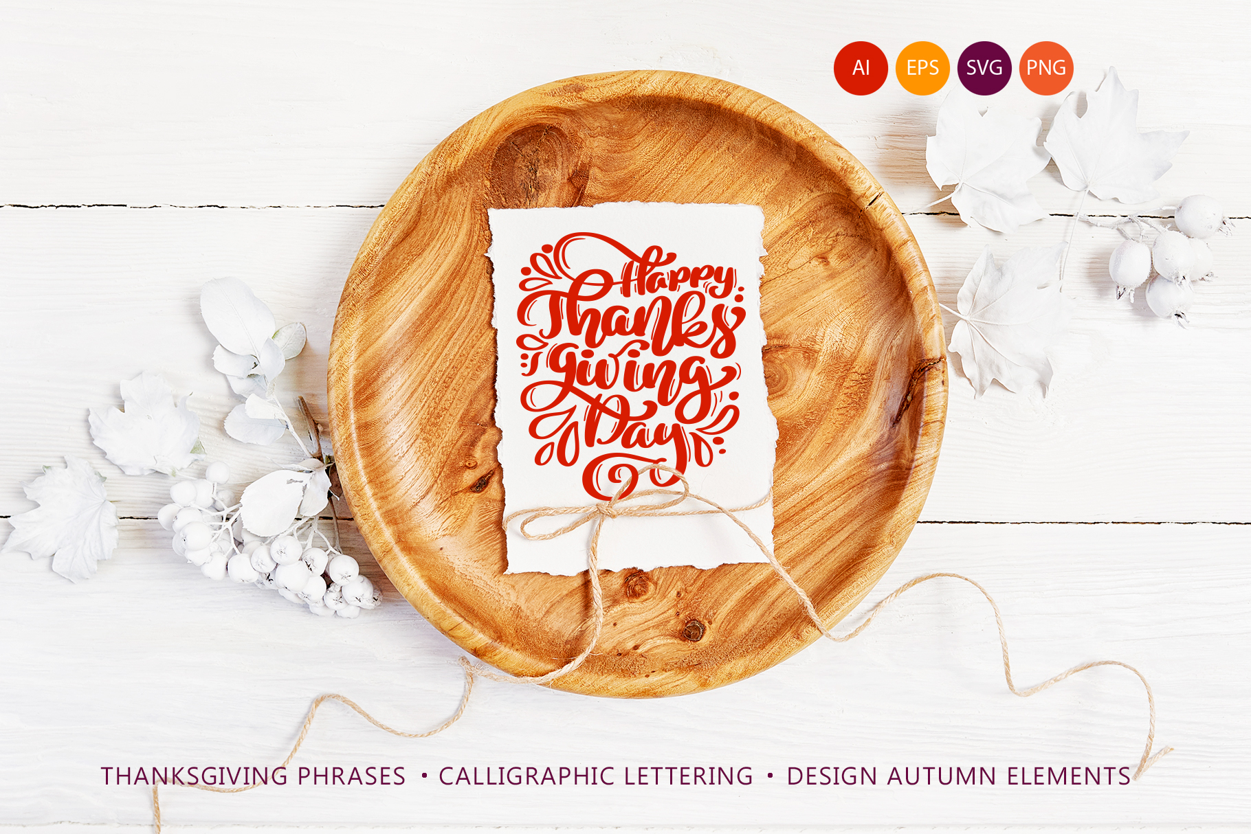 30 Happy Thanksgiving Day Illustration - MasterBundles