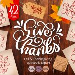Fir Cones Thanksgiving Pattern