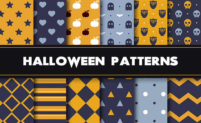 Scary Halloween Patterns 