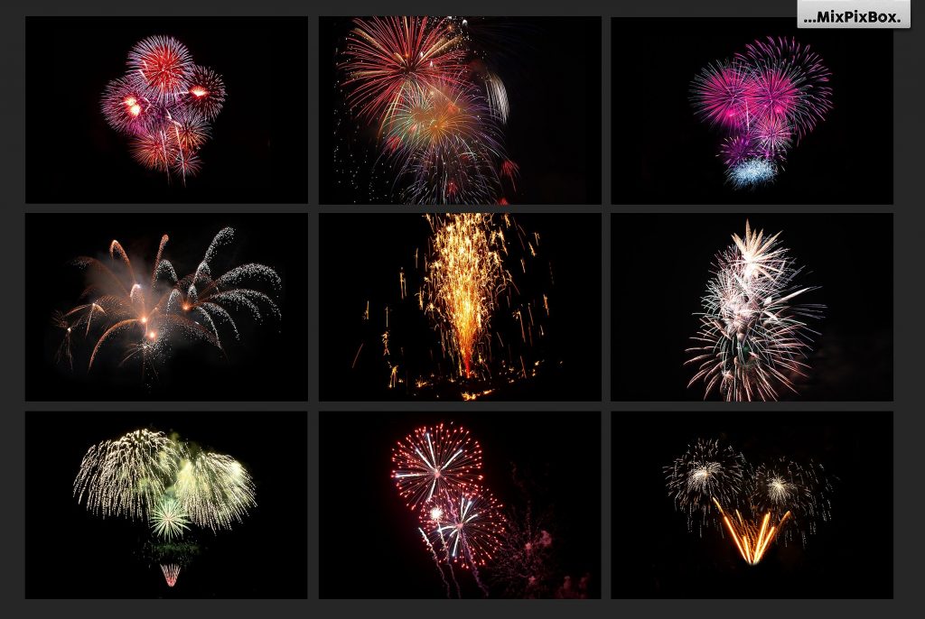 100 Fireworks Overlays: Everlasting Festival - $8 – MasterBundles