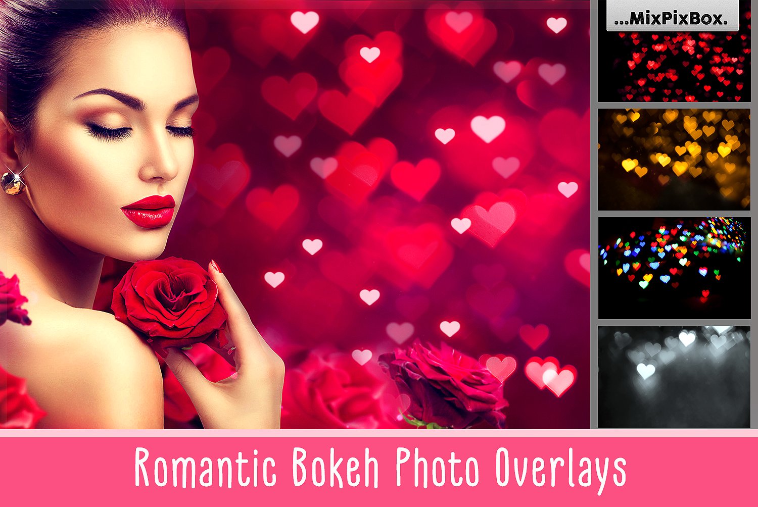 79 Romantic Bokeh Photo Overlays