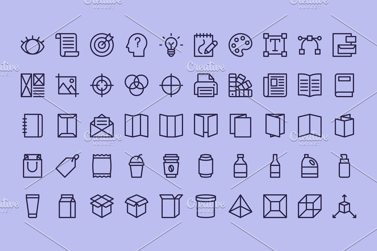 Simple Line Icons.
