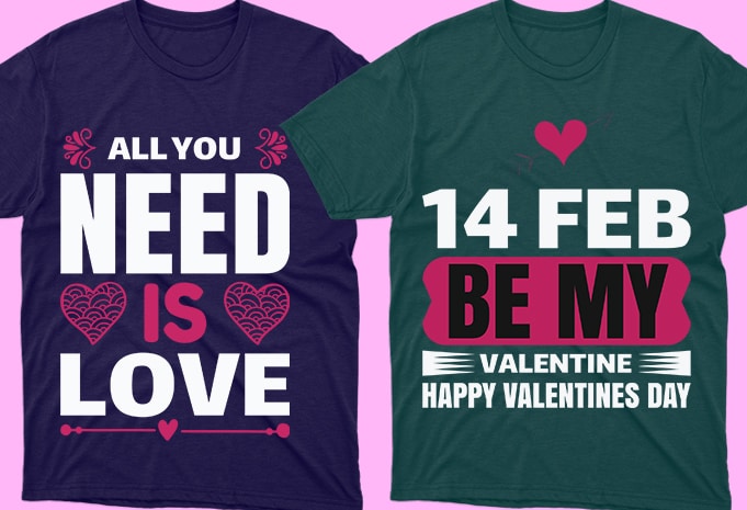 Valentine's day t-shirts.