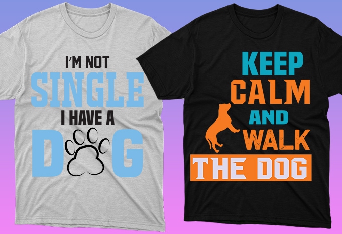 T-shirts with phrases.