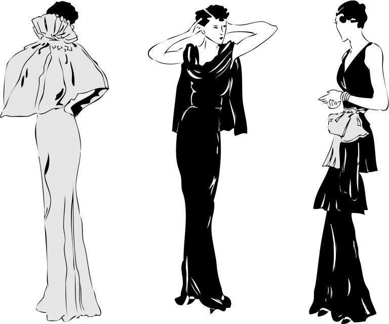 Fashion Illustration Bundle: Clothing Business Icons and illustrations ...