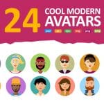24 People Cartoon PNG: Avatars Cartoon People Vector Business
