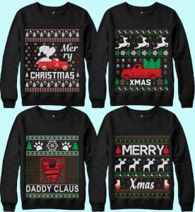 70 Printable Ugly Christmas Sweater Design Bundle – MasterBundles