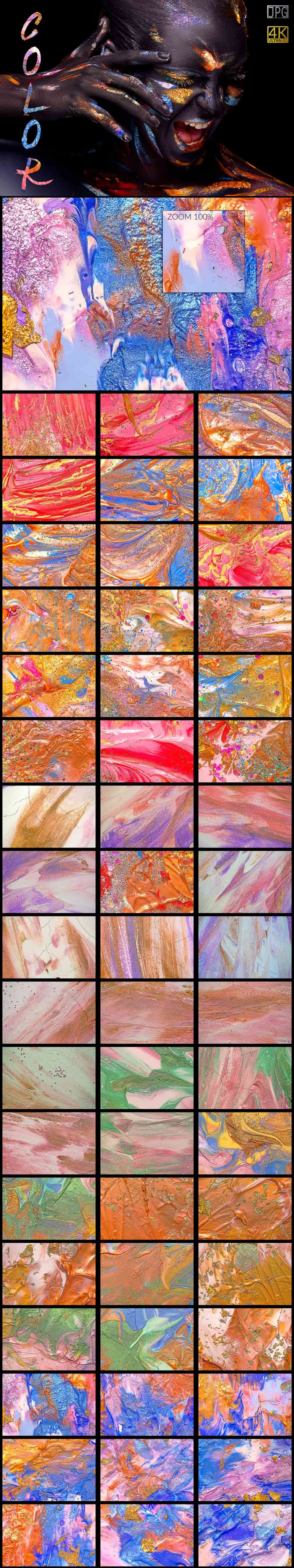 7662 Colorful Backgrounds Collection JPG – MasterBundles