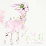 Watercolor Bunny and Mom: Mother's Day Designs with Rabbits + Bonus PNG