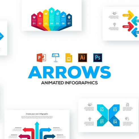 Animated Presentations: 50 Abstract Animated Infographics