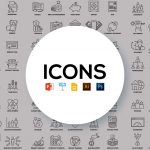 27 Icons Set Fruits and Vegetables