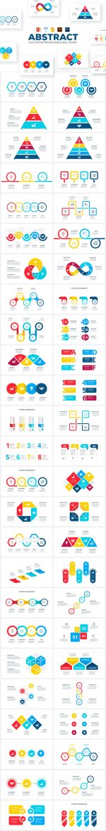 Animated Presentations: 50 Abstract Animated Infographics – MasterBundles