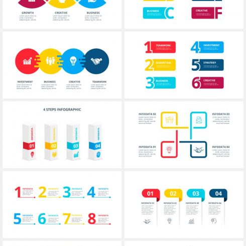 Animated Presentations: 50 Abstract Animated Infographics 