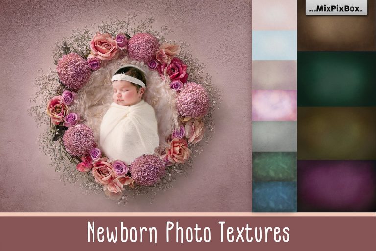 42 Newborn Photography Textures 2021 – MasterBundles