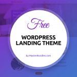 Free Landing Page Wordpress Theme to Start Online Business in 2021