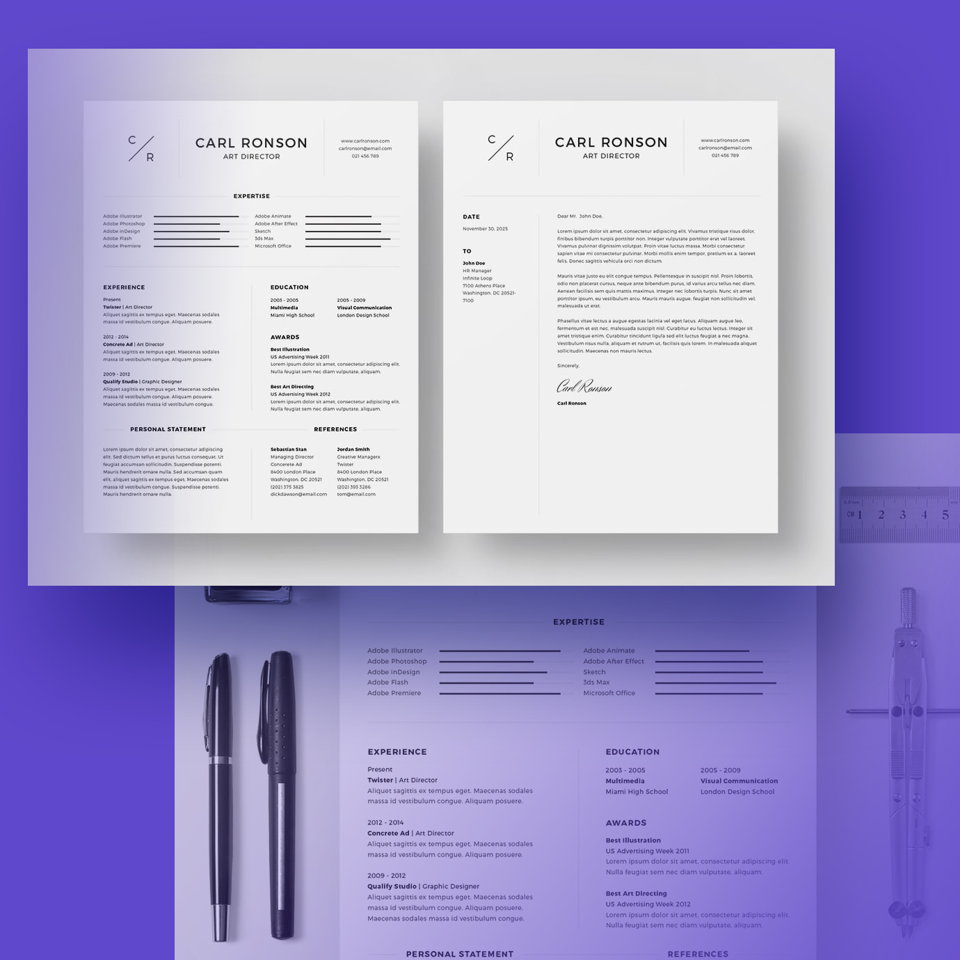 Minimalist Resume Template preview