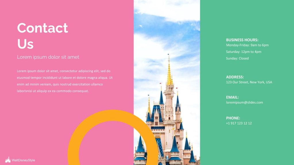 Free Disney Powerpoint Template 2022 6 Slides Masterbundles