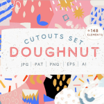 Doughnut Clipart Collection.