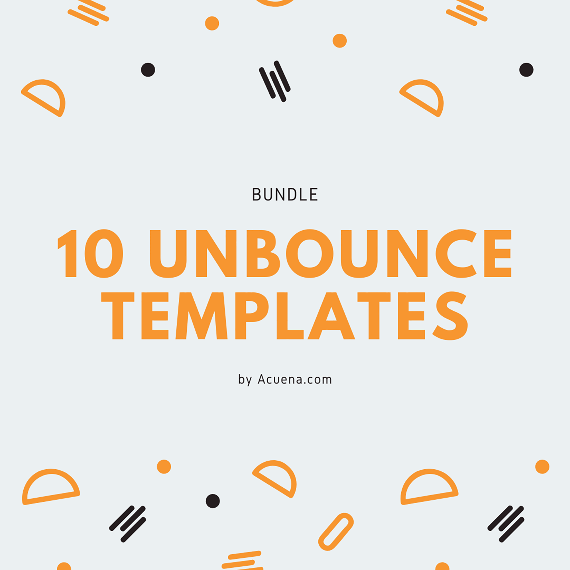 Premium One Page Unbounce Templates