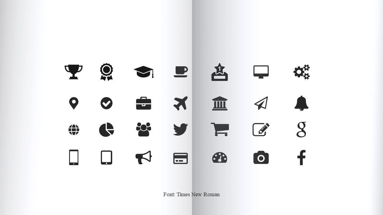 Themed icons that perfectly complement the overall look of your presentation.