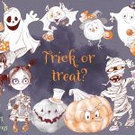 trick or treat clipart