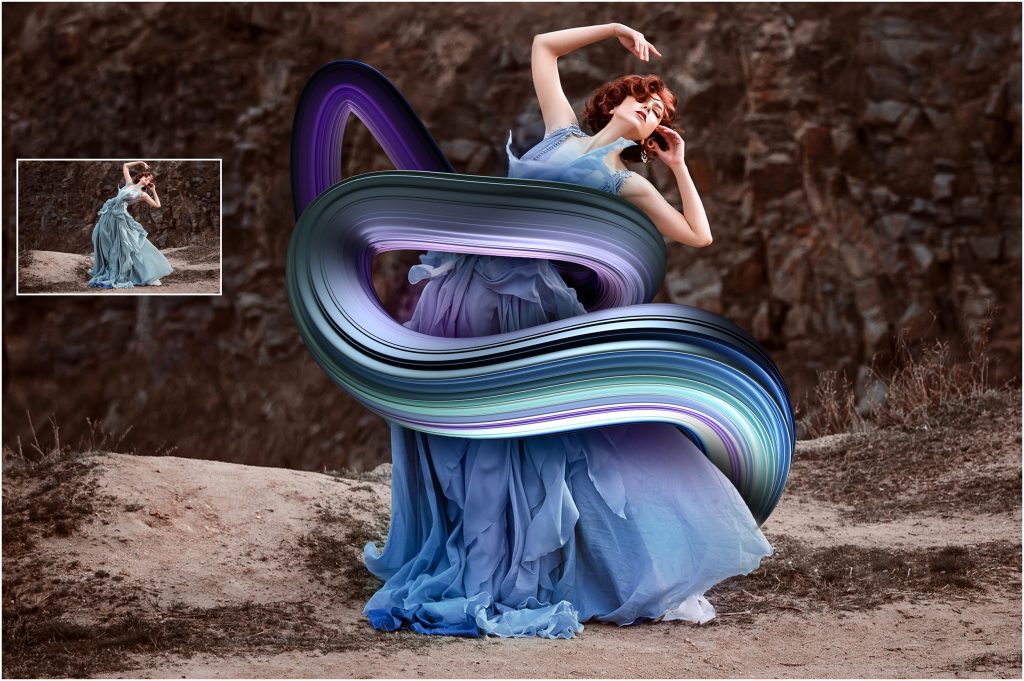 30 Swirl Overlays Photoshop Collection