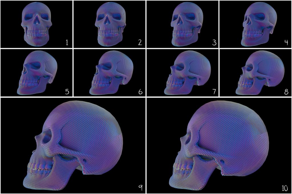 Skull PNG: Skull Textured Effect