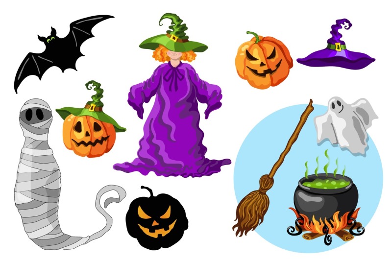 Halloween Cartoon Characters
