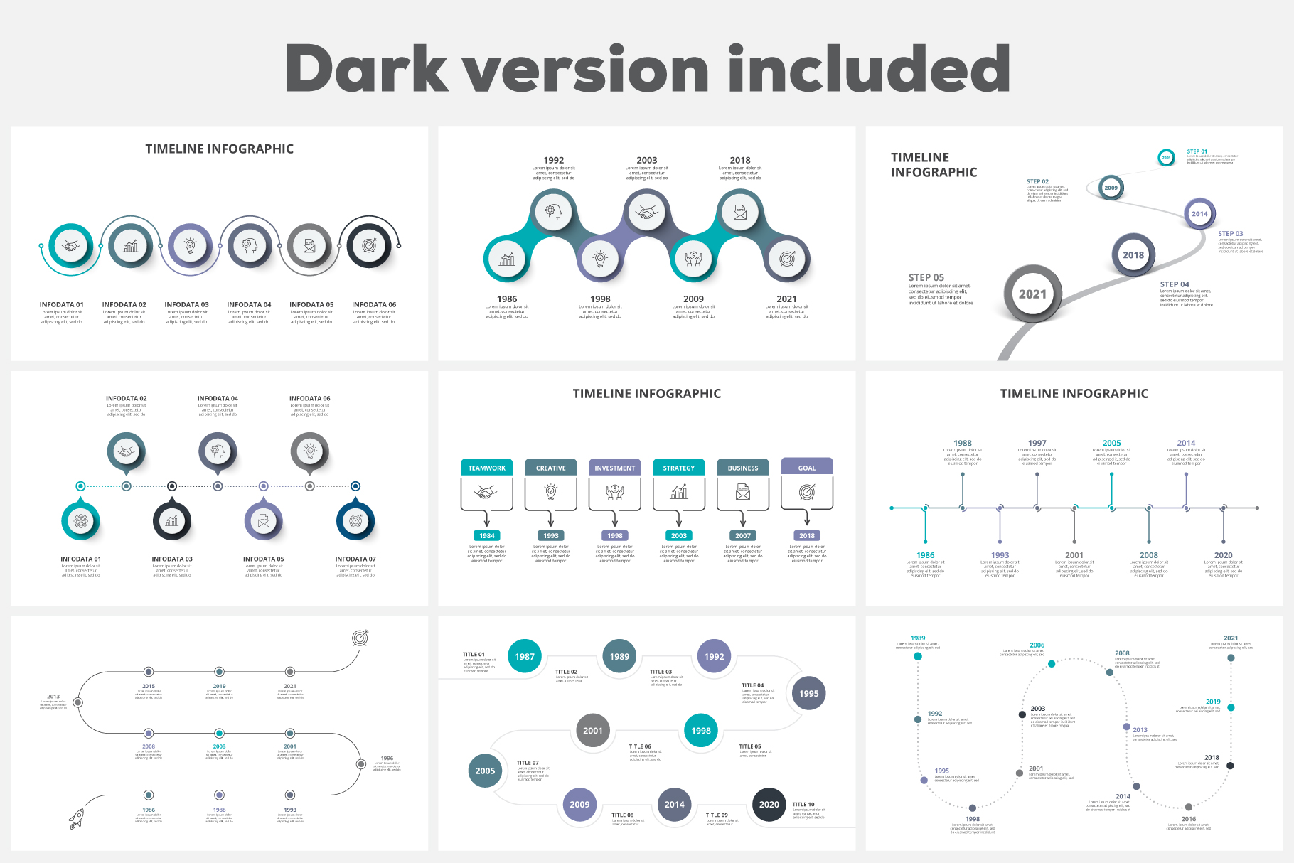 Dark version of slides with graphs.