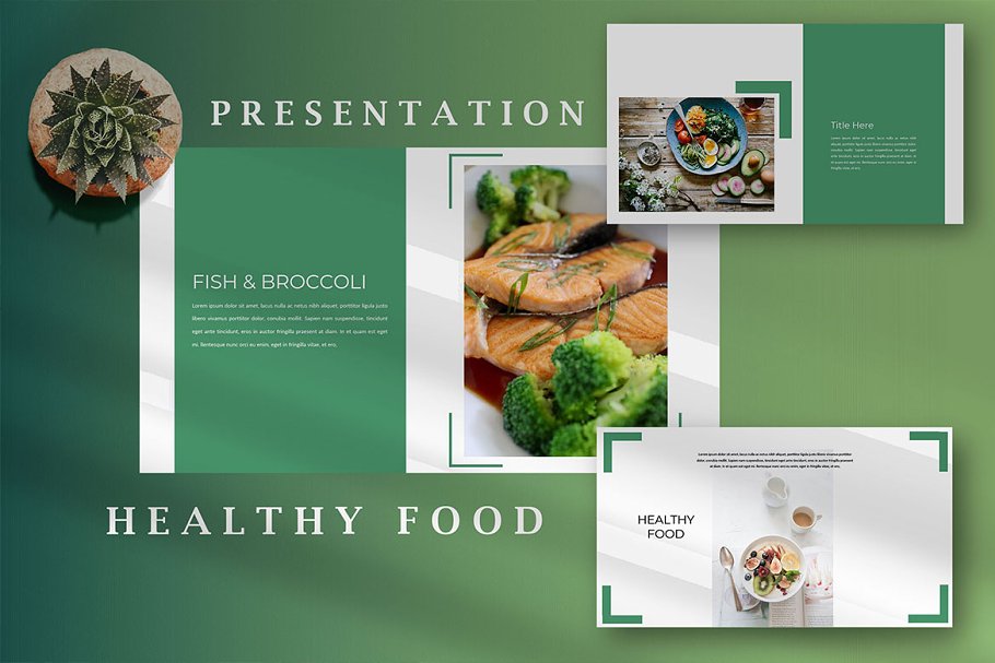 This template represent your topic about healthy food or healthy style life in the best way.
