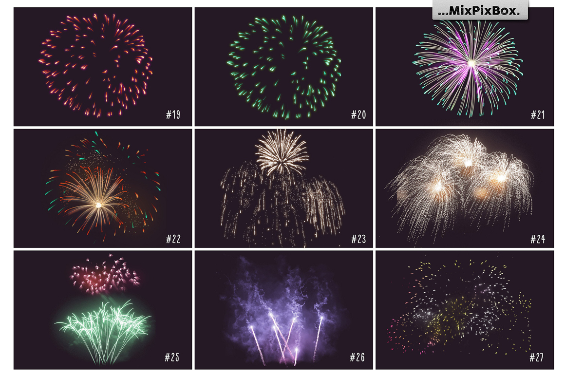 Fireworks overlays