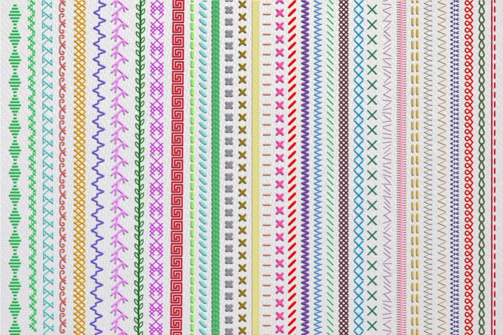 Embroidery Photoshop Effect: 90 Brushes, 80 Swatches, 7 Styles ...