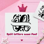 Awesome Heart Monogram Font in 2021