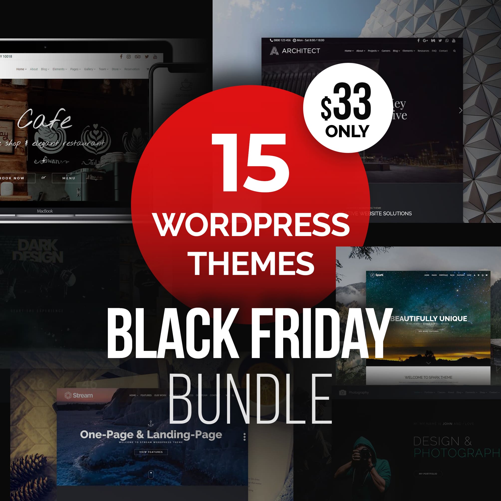 Examples Wordpress Themes Black Friday Bundle.